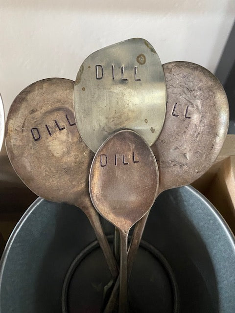 Stamped Garden Spoon