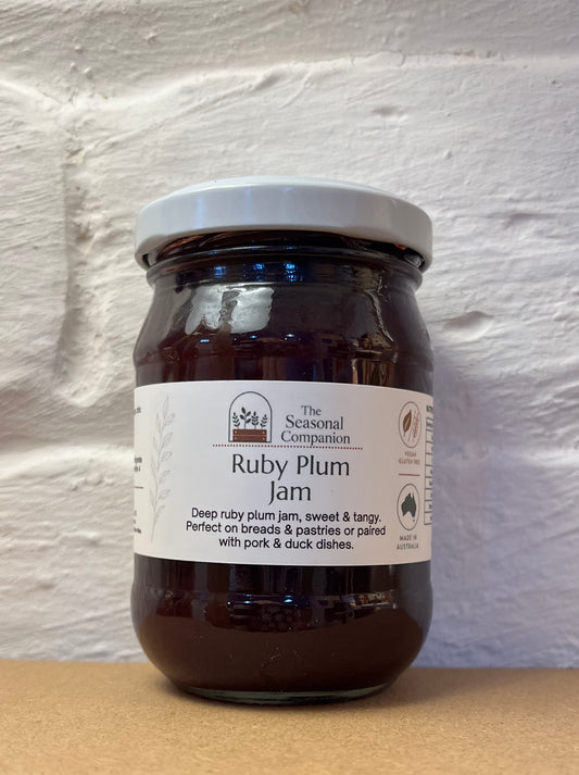 Ruby Plum Jam 250ml & 150ml by The Seasonal Companion
