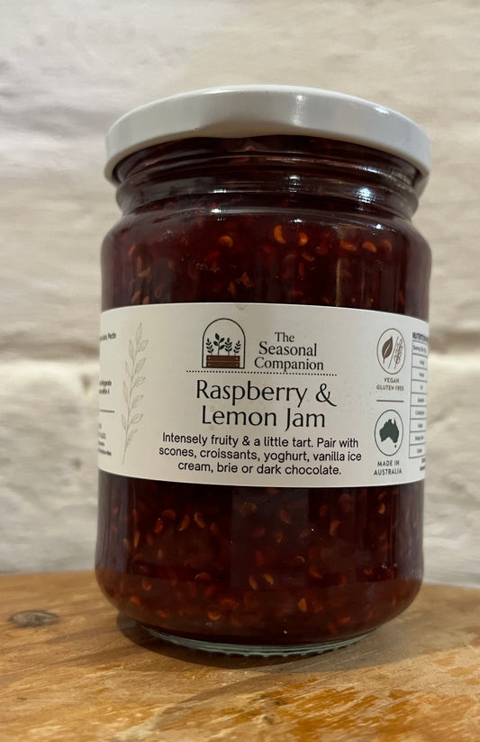 Raspberry & Lemon Jam by The Seasonal Companion