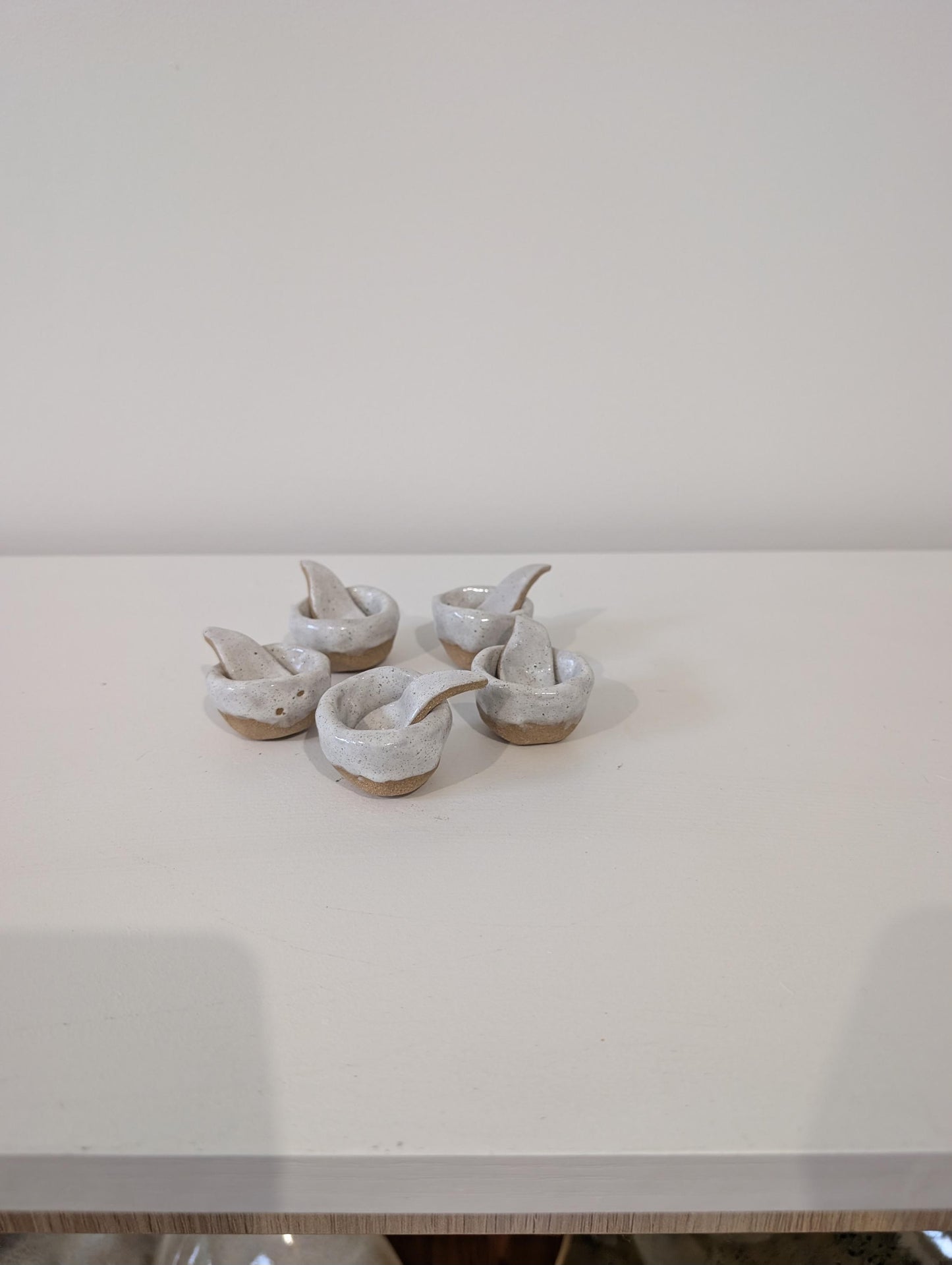 Pinch Pot with Spoon, Salt Cellar by Georgie Porge Designs