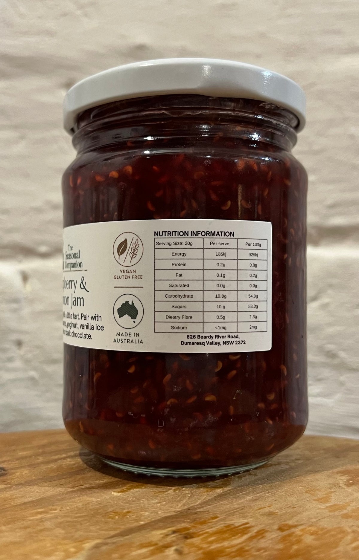 Raspberry & Lemon Jam by The Seasonal Companion