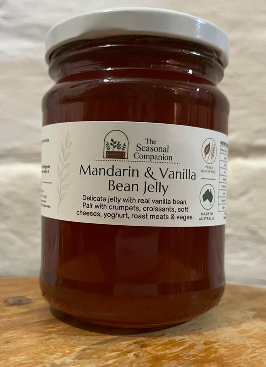 Mandarin & Vanilla Bean Jelly 250ml by The Seasonal Companion