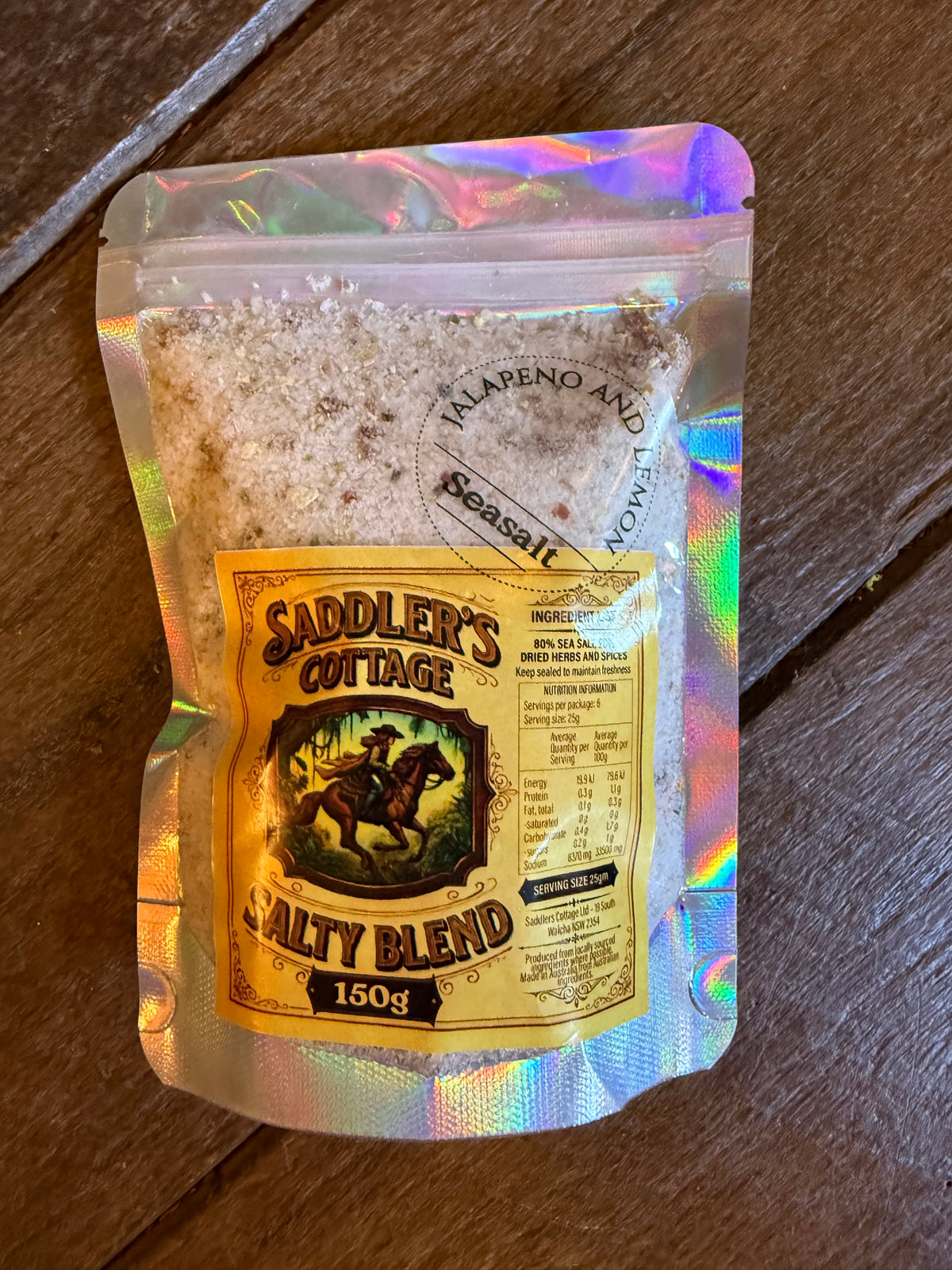 Jalapeno & Lemon Salt by Saddler's Cottage