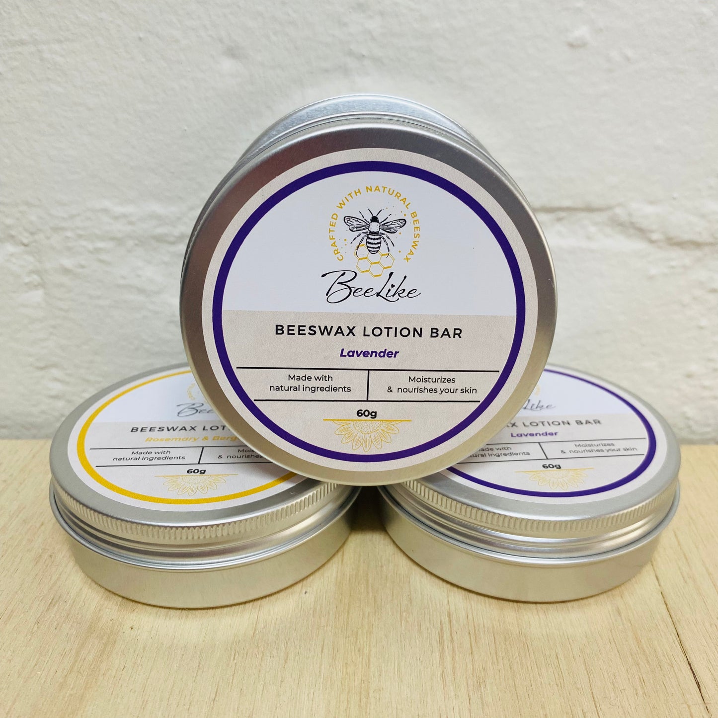 lavender lotion bar tin