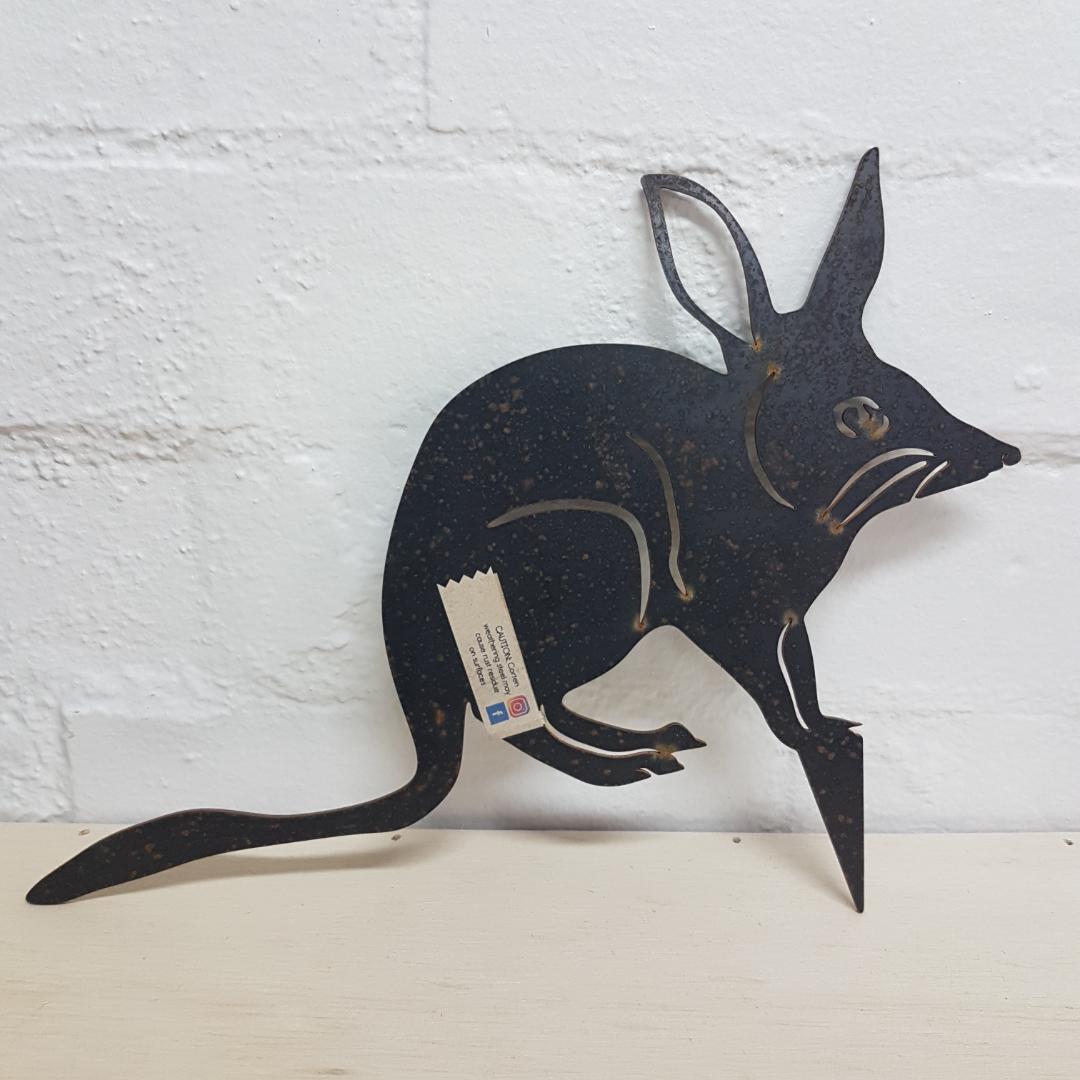 Metal Bilby laser cut