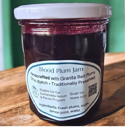 Blood Plum Jam 250ml by The Seasonal Companion