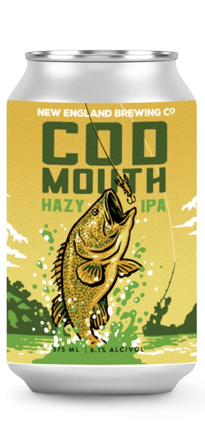 Cod Mouth Hazy IPA x 1 can by New England Brewing Co.
