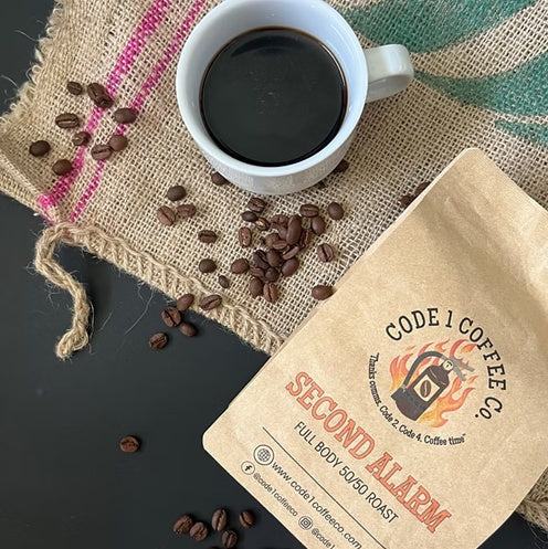 The Second Alarm Coffee Beans by Code 1 Coffee