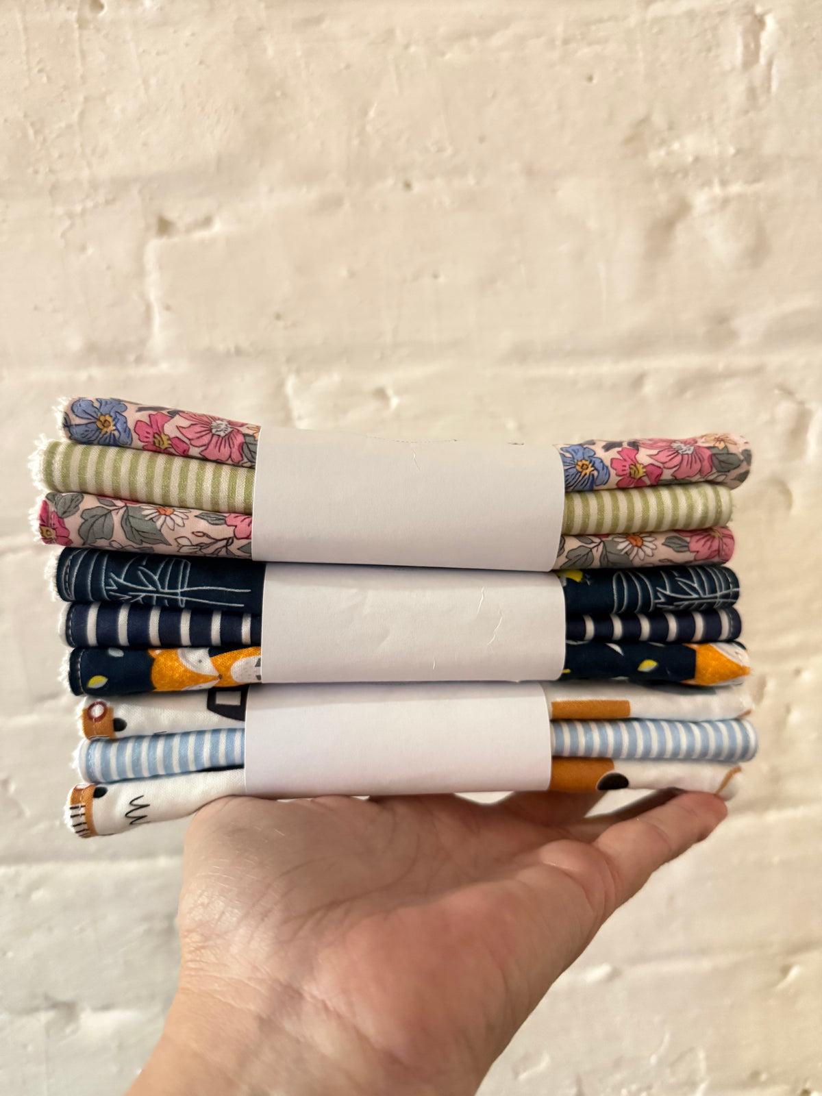 Baby wash cloth 3 pack by Sew Anna
