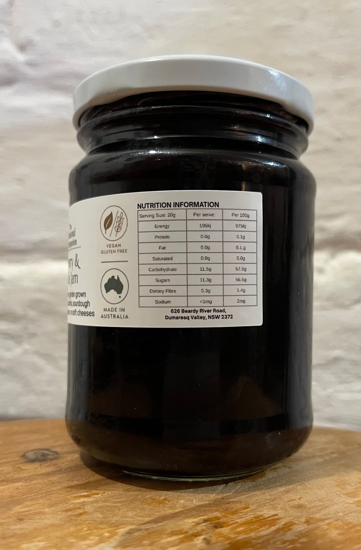 Blueberry & Rosella Jam 250ml by The Seasonal Companion