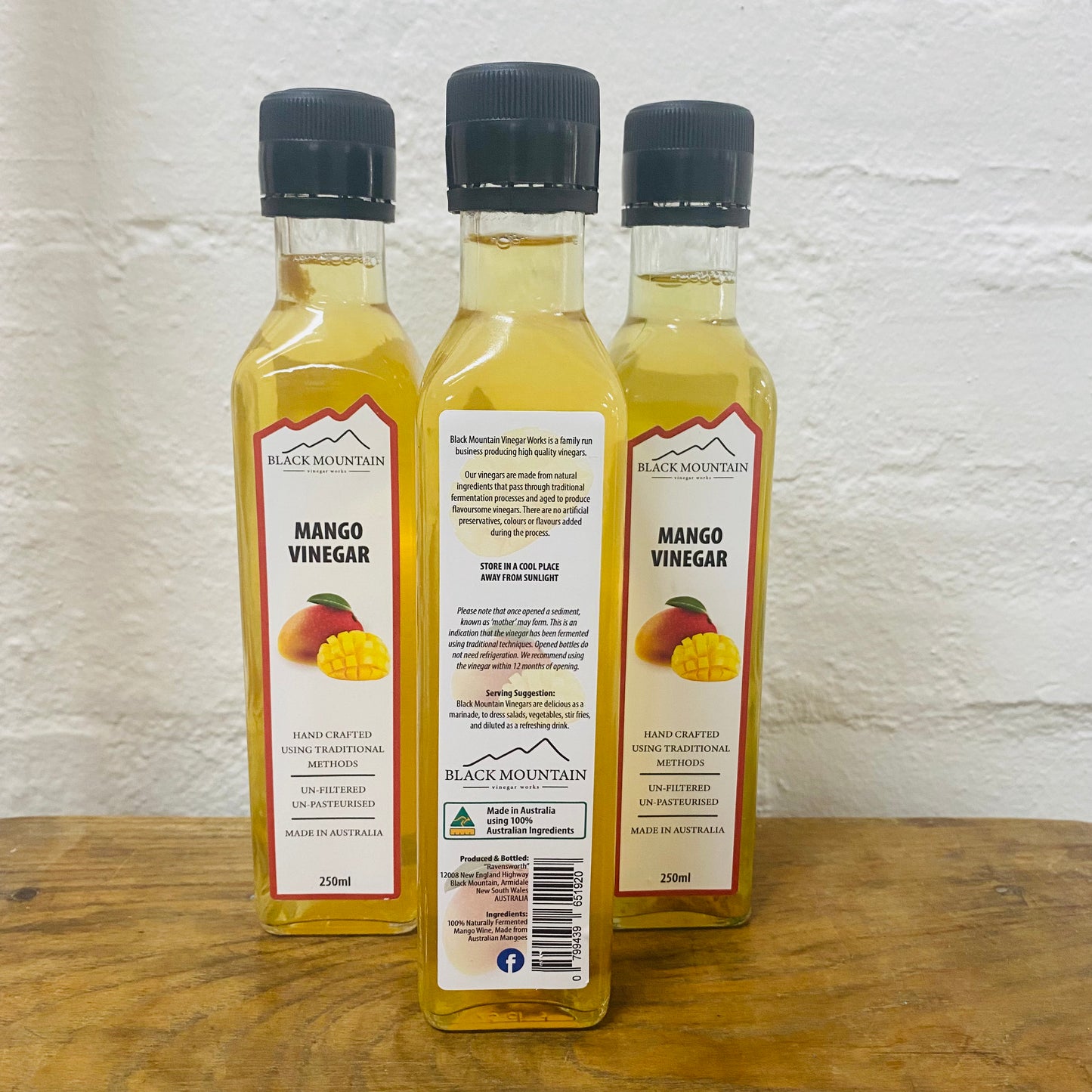Mango Vinegar by Black Mountain Vinegar Works 250ml