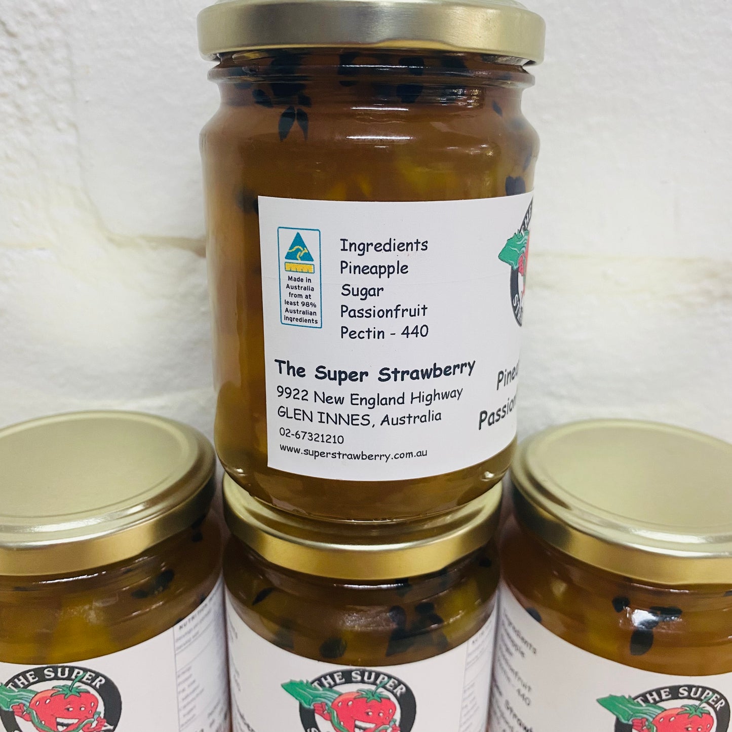 Pineapple & Passionfruit Jam by The Super Strawberry