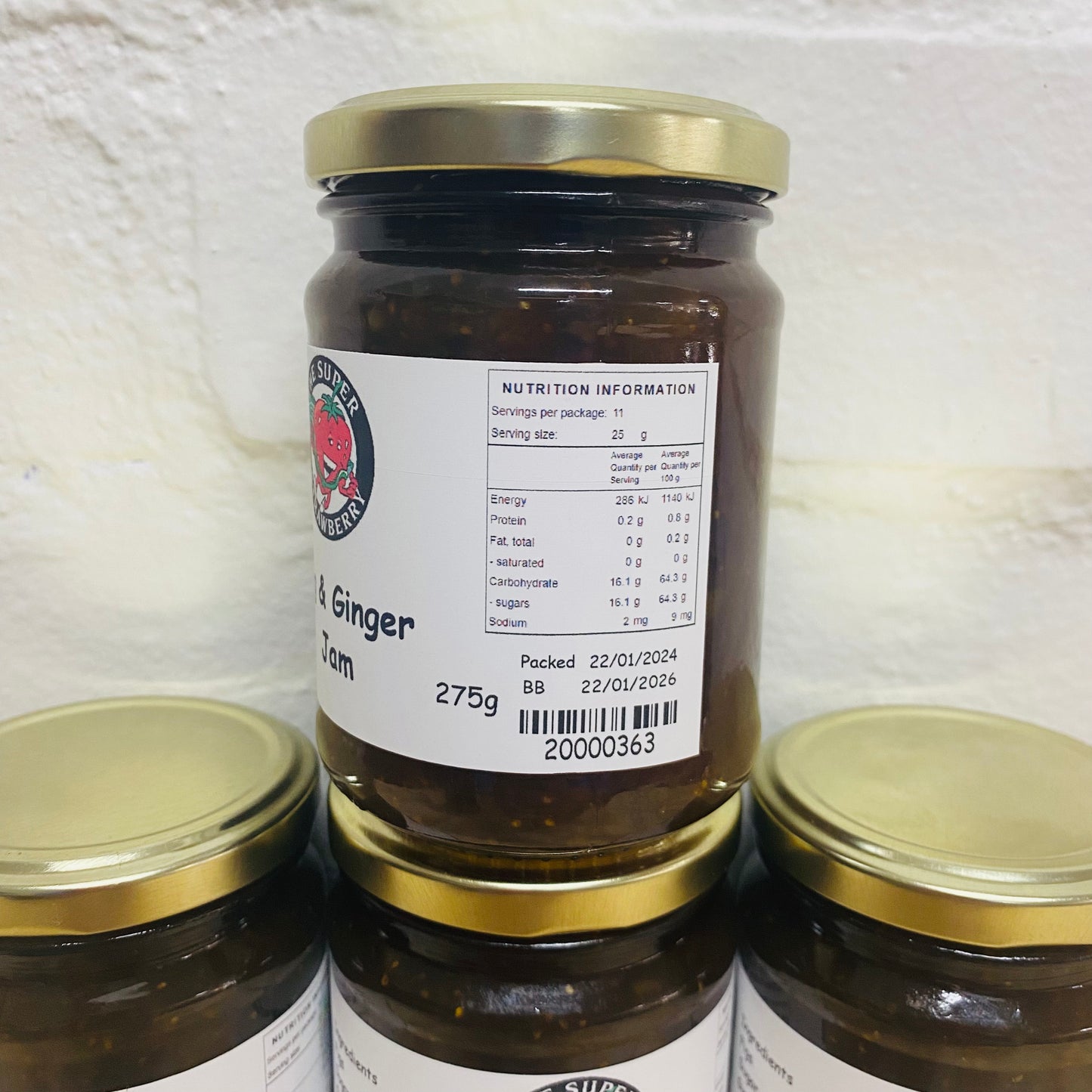 Fig & Ginger Jam by The Super Strawberry