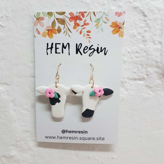 Cow Earrings
