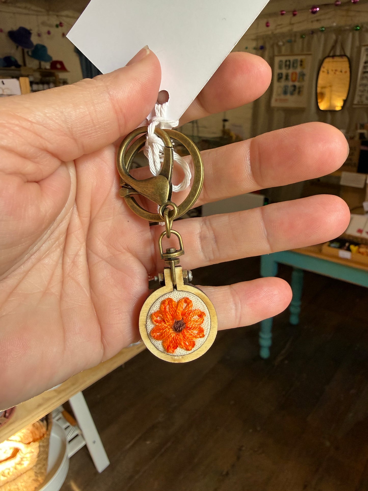 Key Ring Clover & Blossom