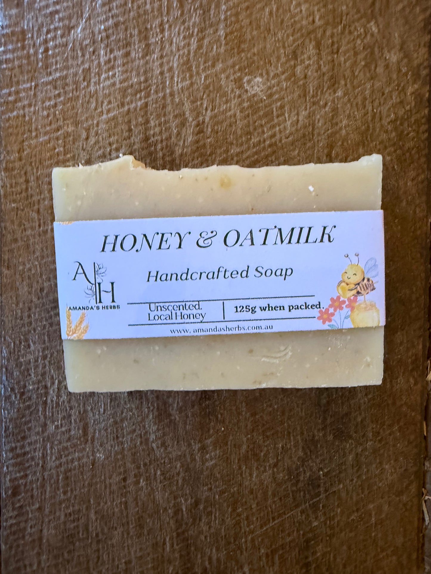 Honey & Oatmilk Soap by Amanda's Herbs