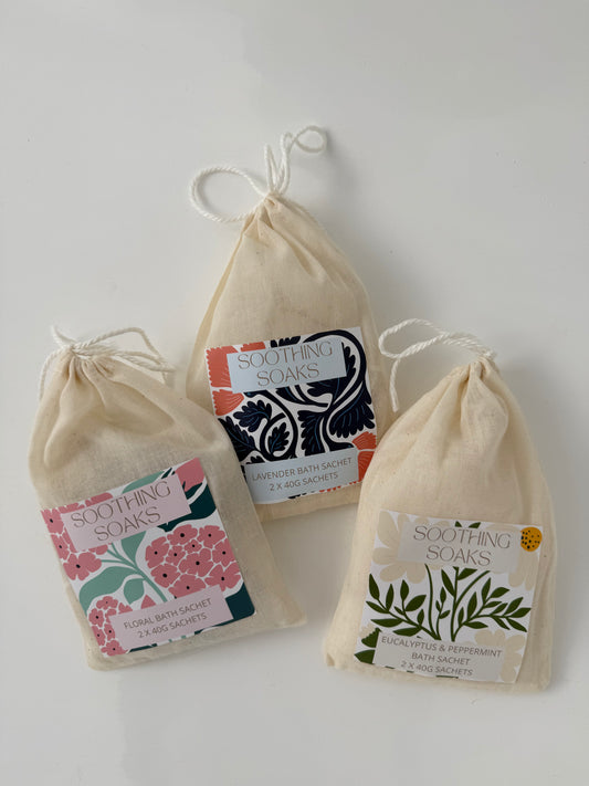 Soothing Soaks Bath Soak Bags 2pack