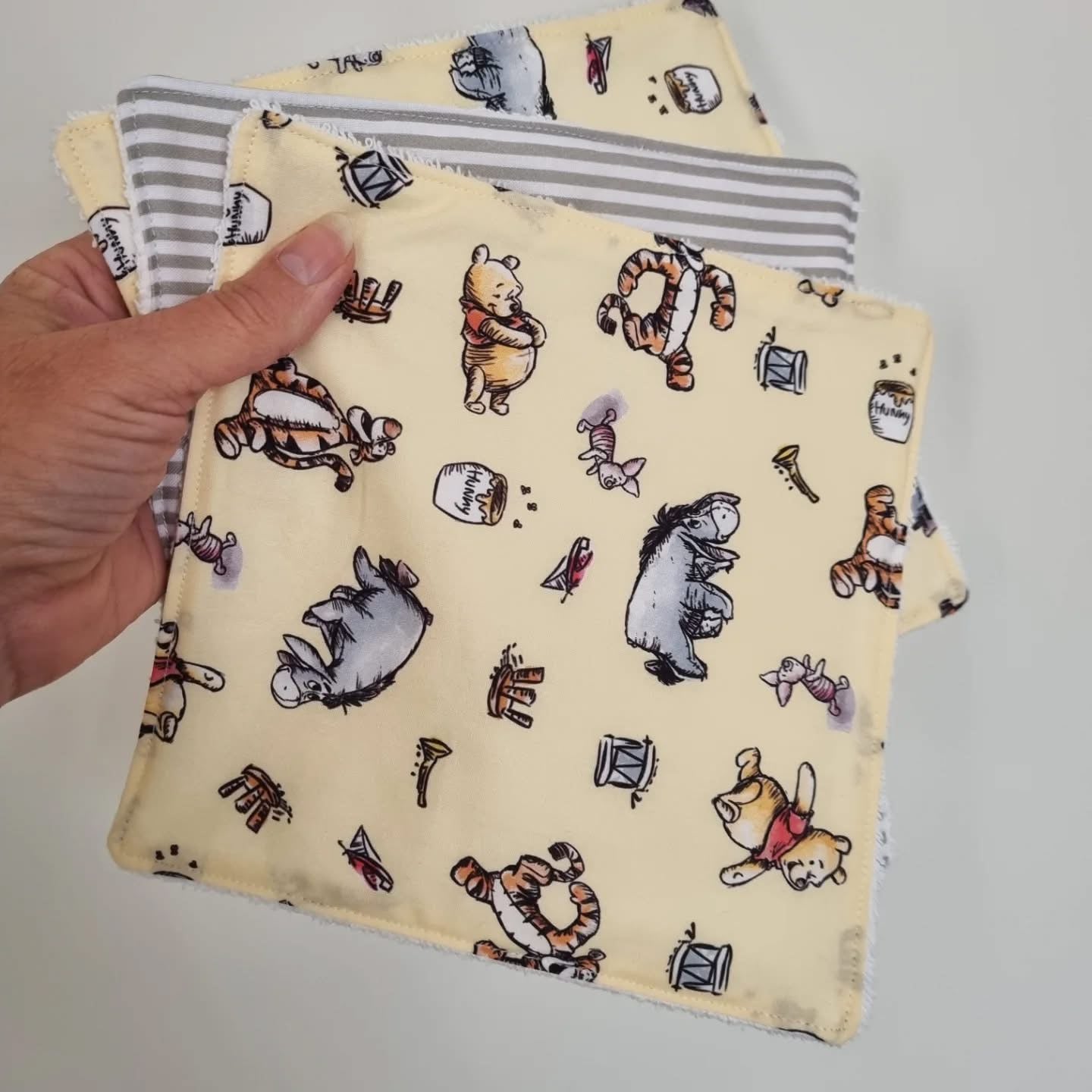 Baby wash cloth 3 pack by Sew Anna