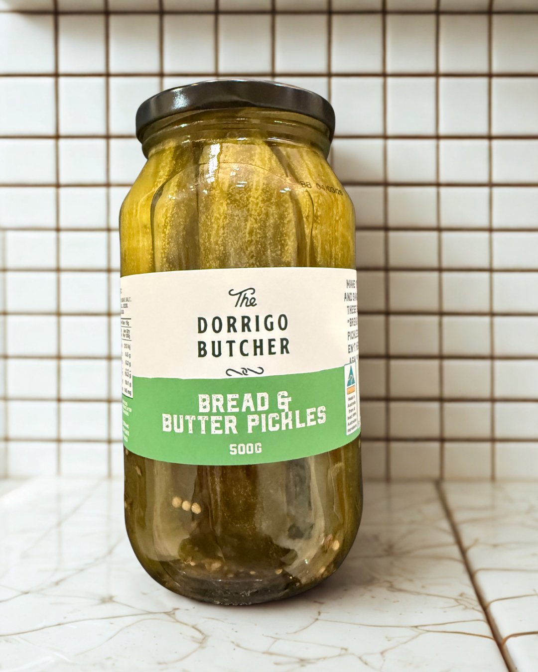LARGE Bread & Butter Pickles by The Dorrigo Butcher 500g