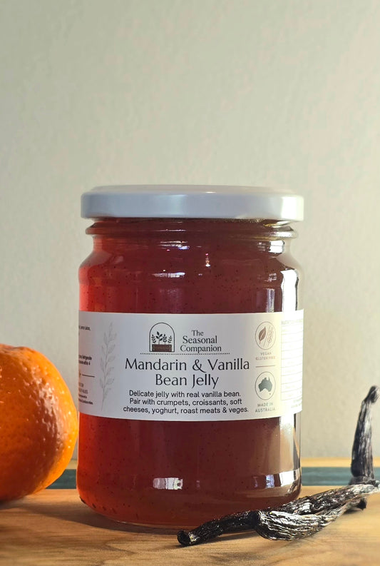 Mandarin & Vanilla Bean Jelly 250ml by The Seasonal Companion