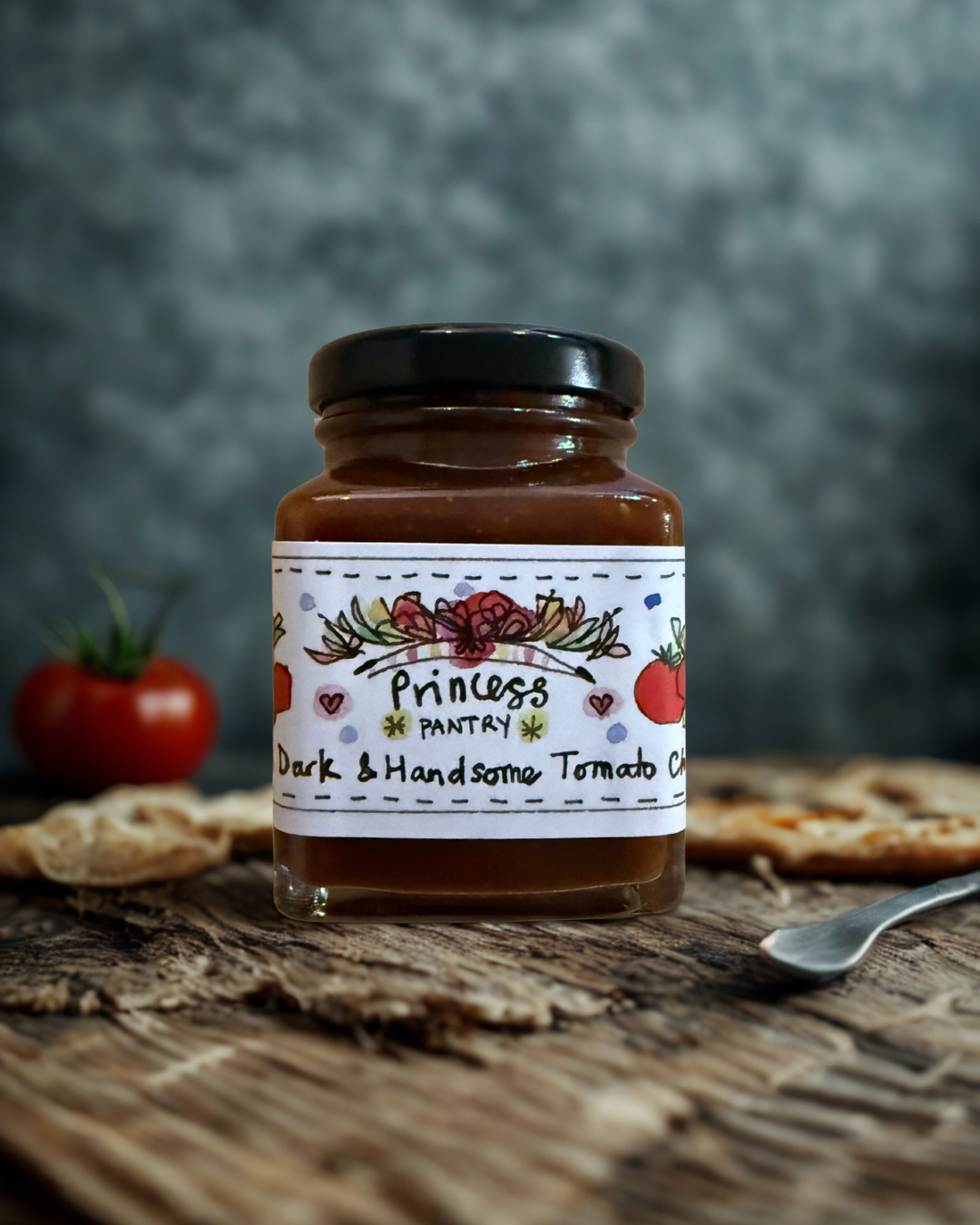 Spicy, Dark & Handsome Tomato Chutney 100g by Princess Pantry
