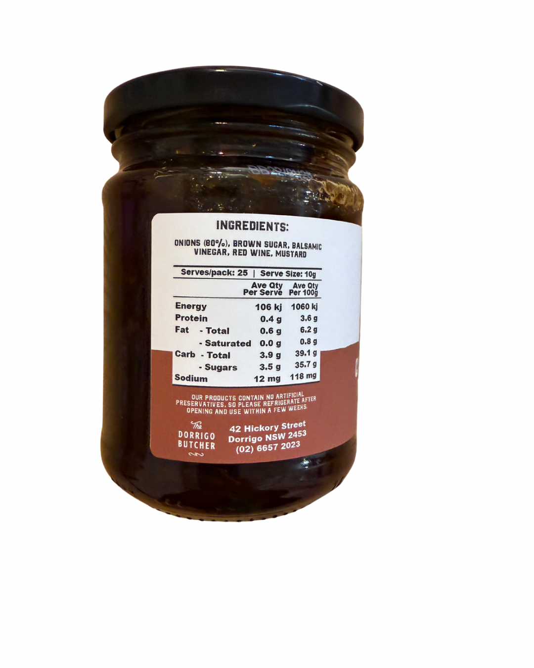 Caramelised Onion Jam by The Dorrigo Butcher