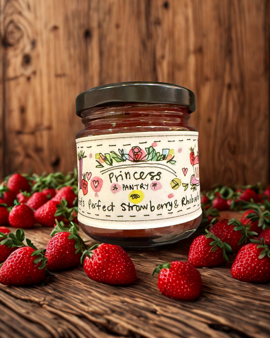 Harriet’s Perfect Strawberry & Rhubarb Pie Jam 100g by Princess Pantry