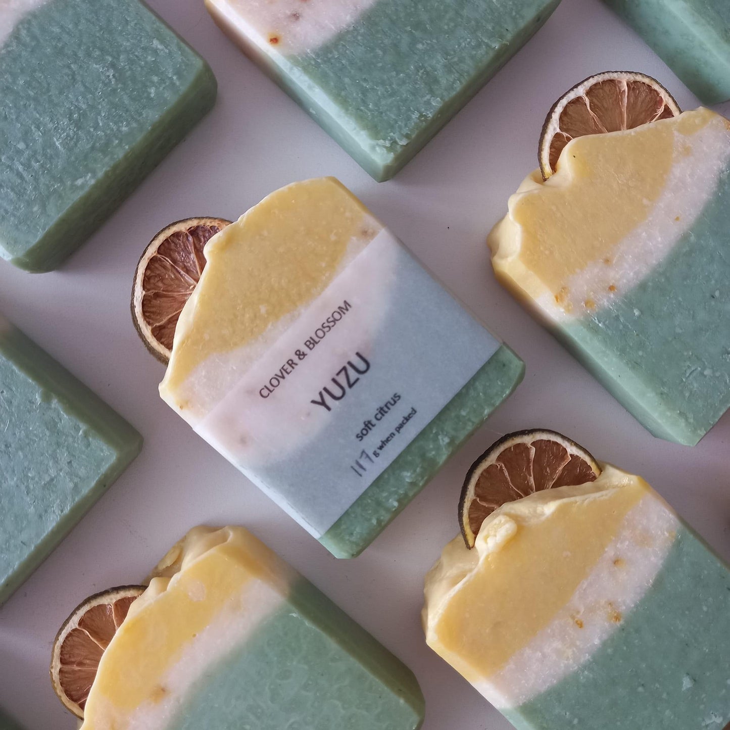 Yuzu Soft Citrus soap by Clover & Blossom