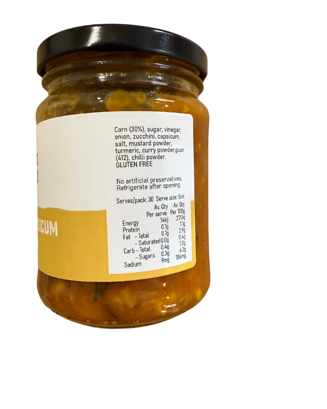 Corn & Capsicum Relish by The Dorrigo Butcher