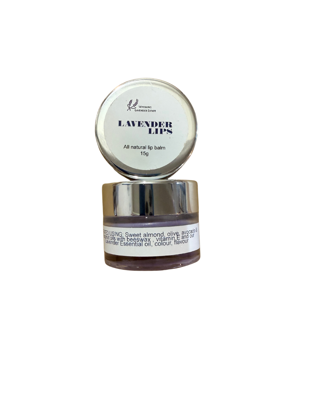 Lavender Lips Balm Jar by Wyoming Lavender
