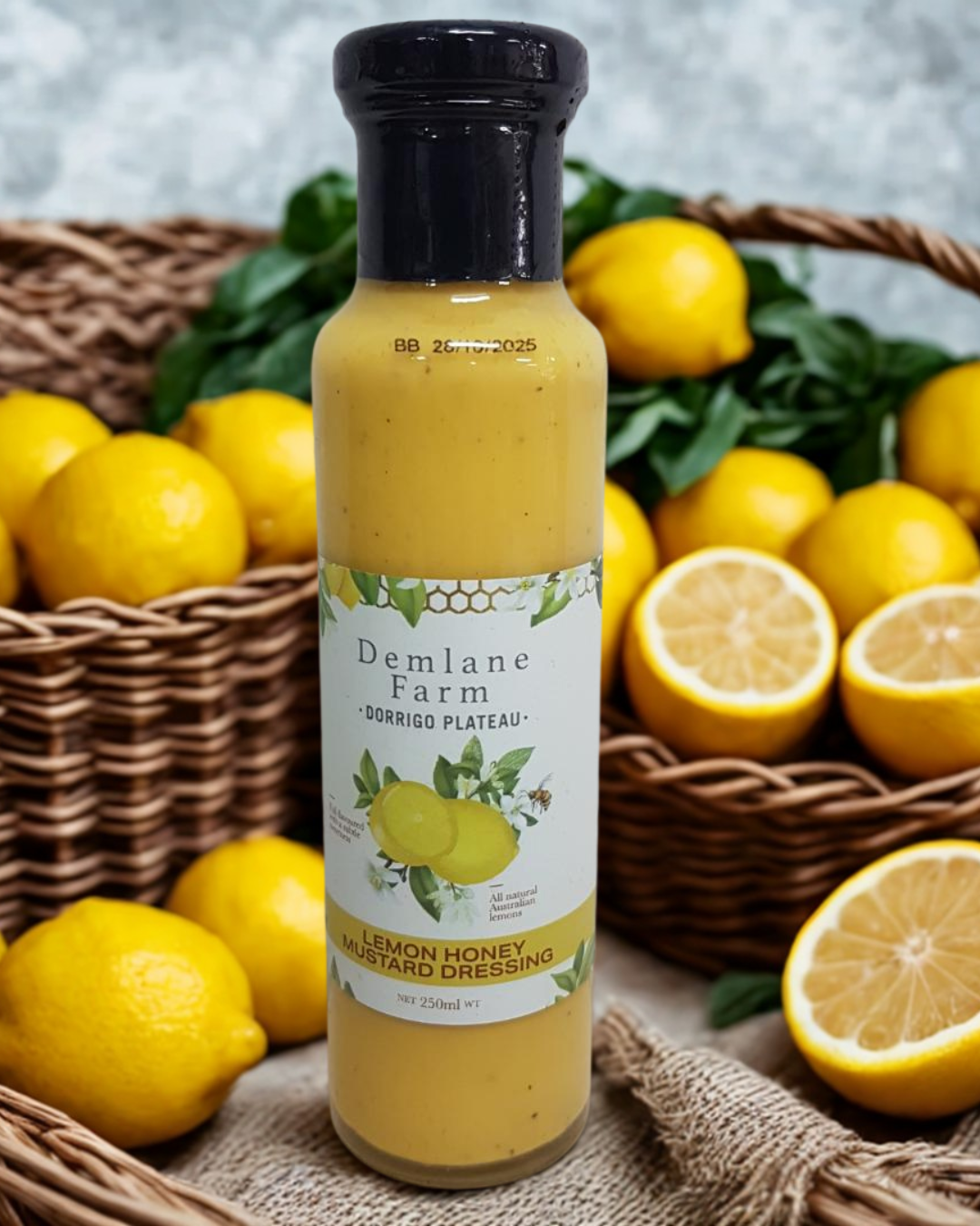 Lemon Honey Mustard Dressing by Demlane Farm
