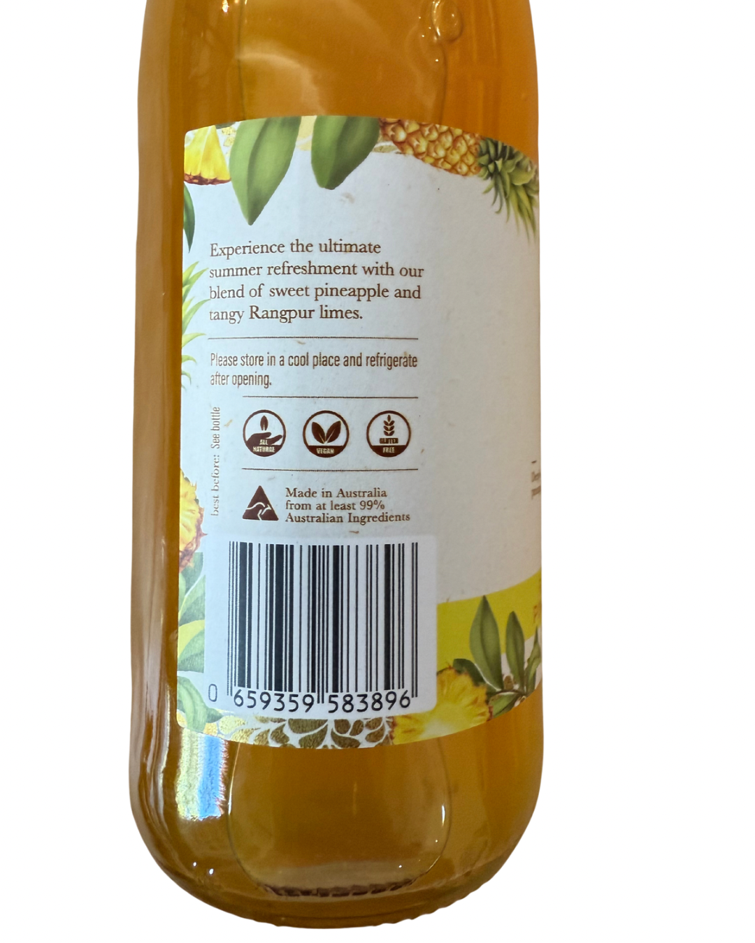 Rangpur Lime & Pineapple Cordial by Demlane Farm
