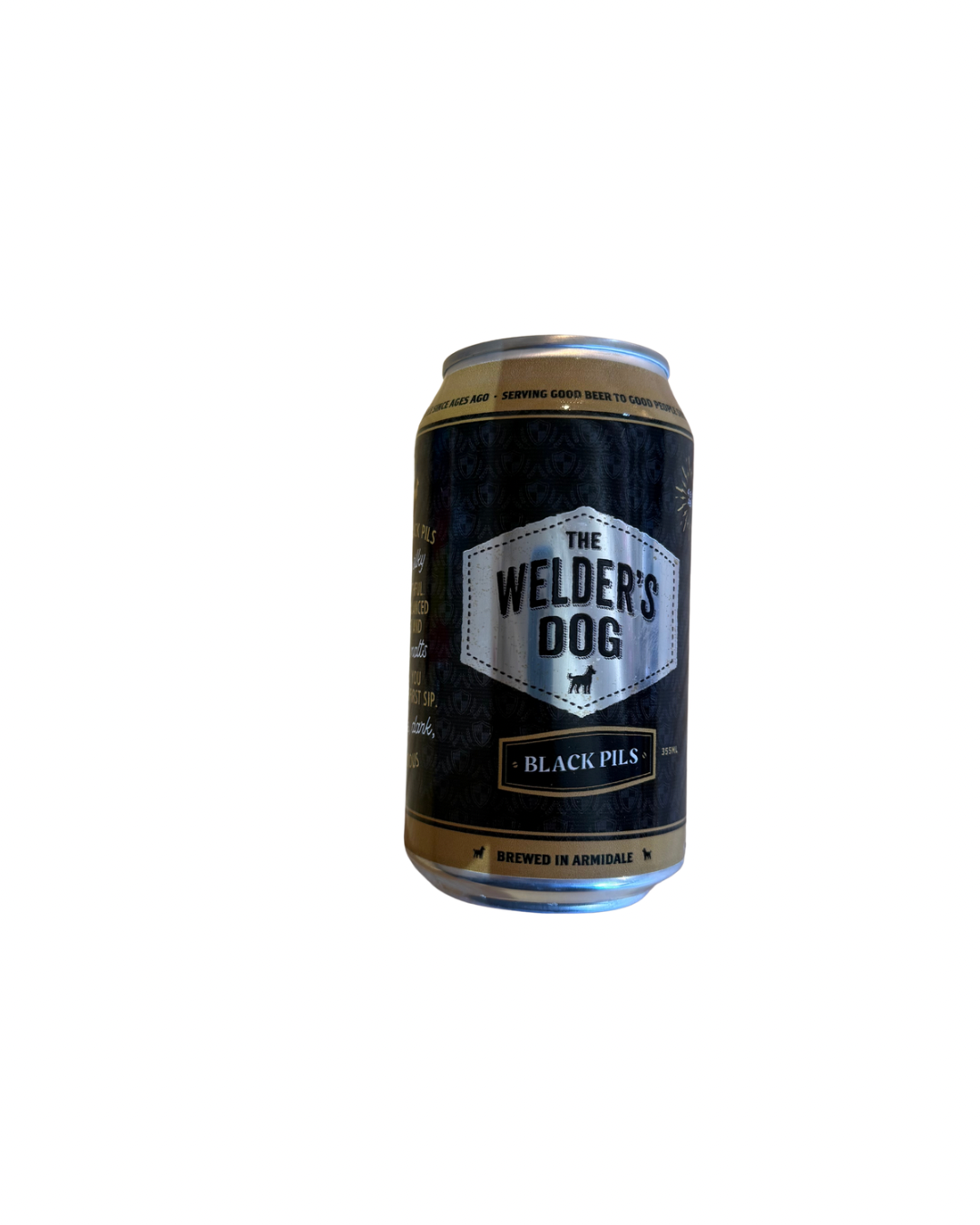 Black Pils 1 x can by The Welder's Dog