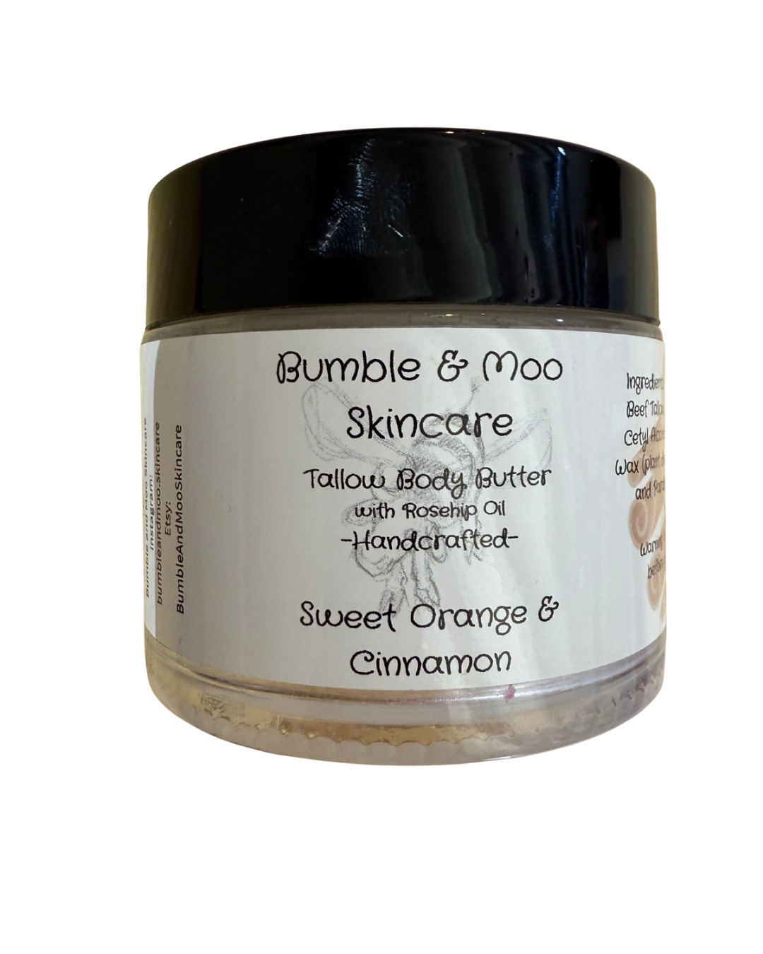 Tallow Body Butter Sweet Orange & Cinnamon by Bumble & Moo