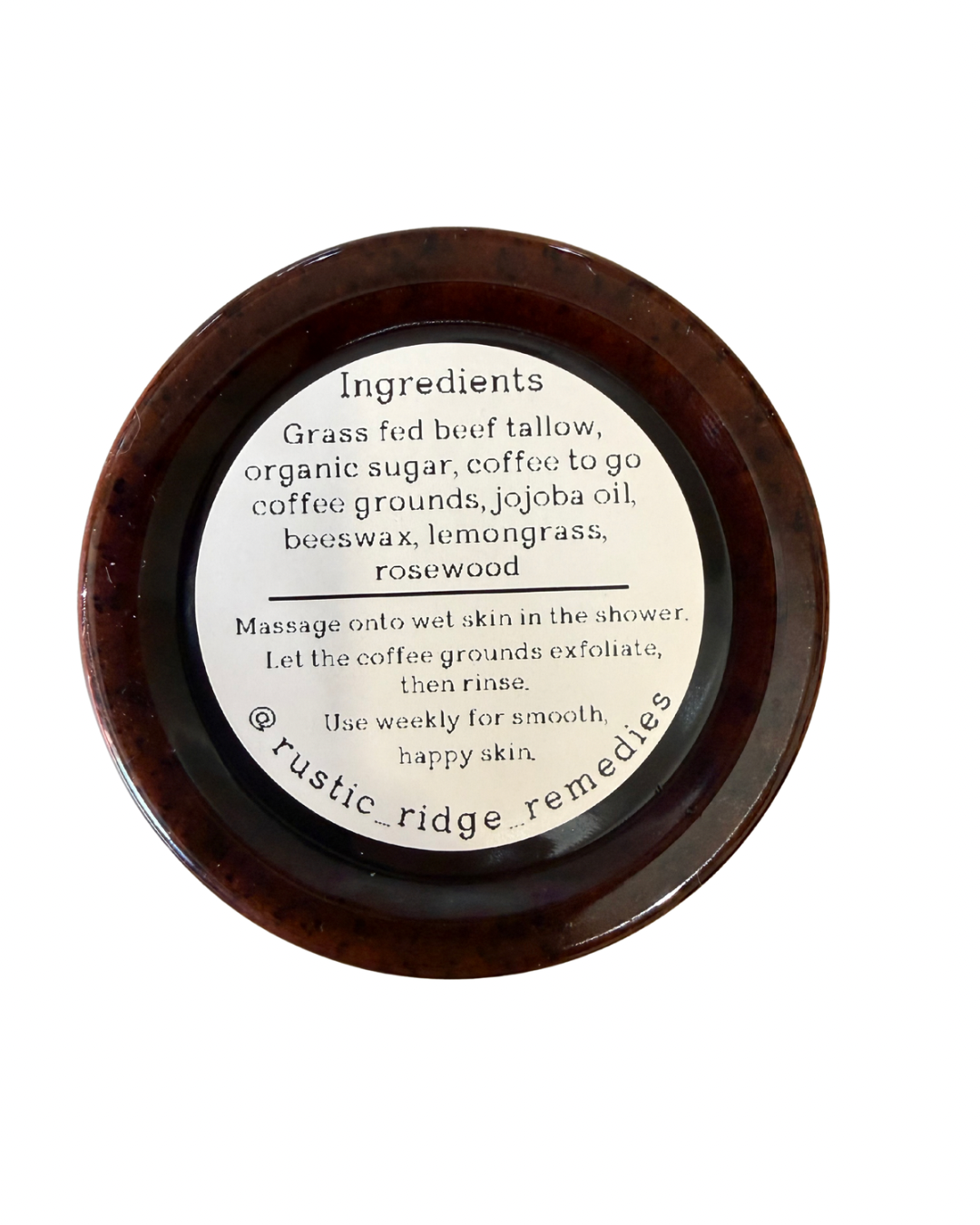 Coffee Tallow - Lemongrass Body Scrub 60ml