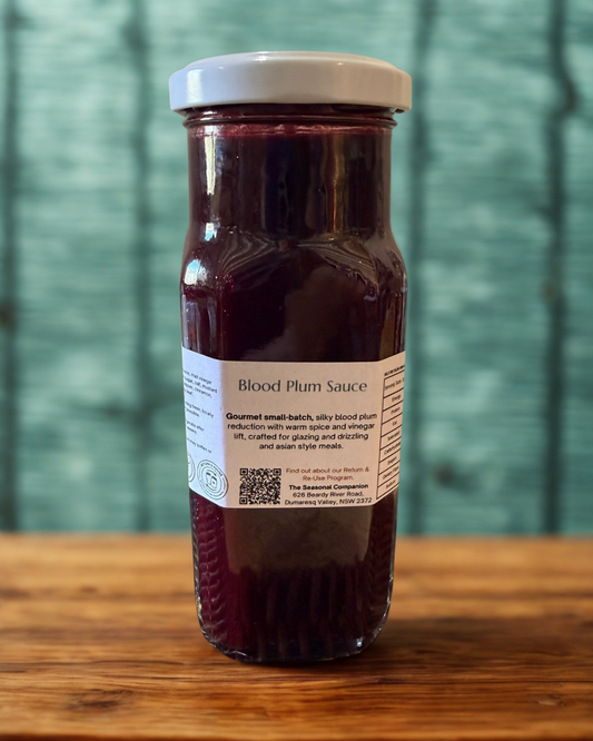 Blood Plum Sauce 250ml by The Seasonal Companion