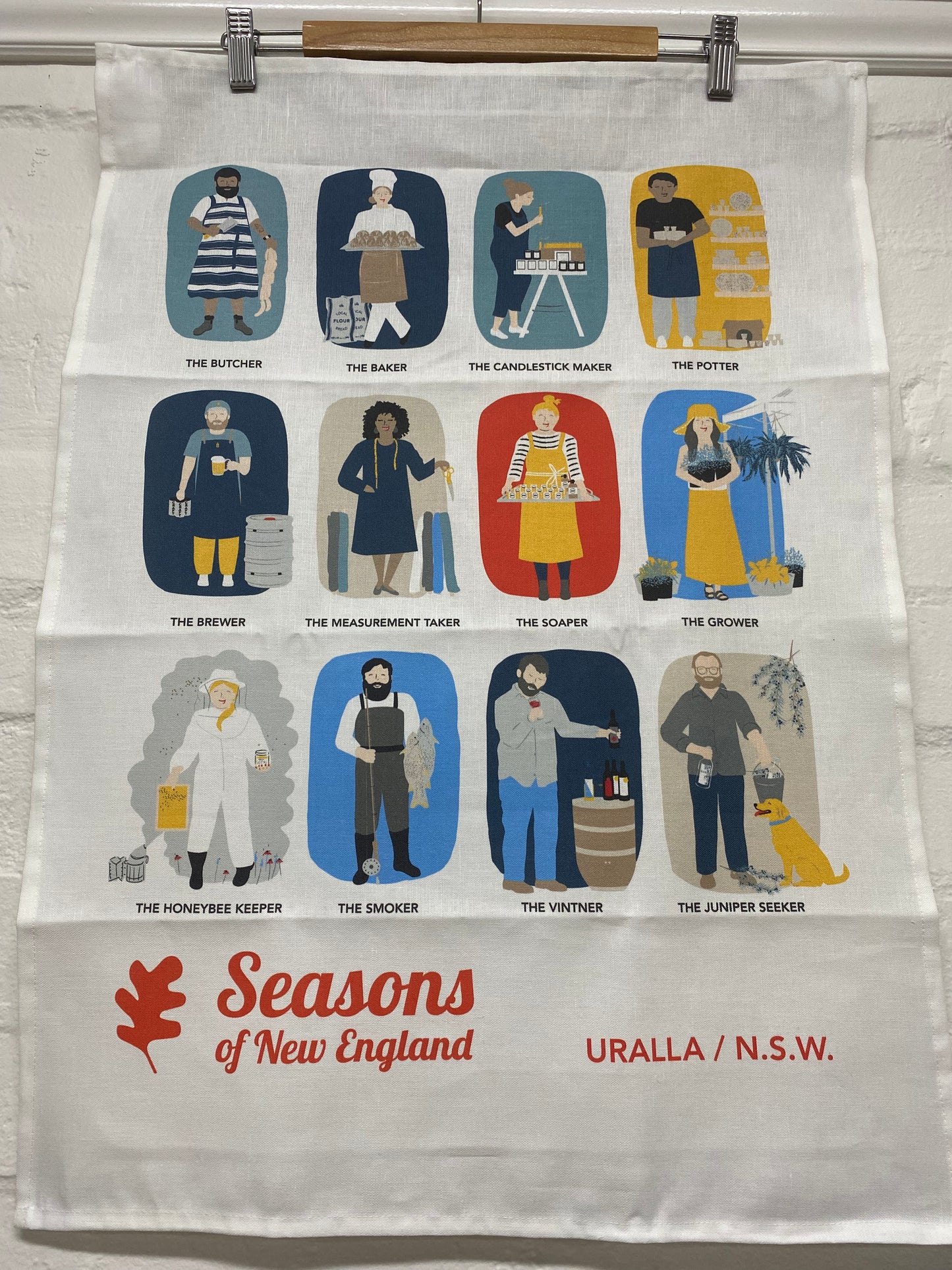 Seasons Tea Towel