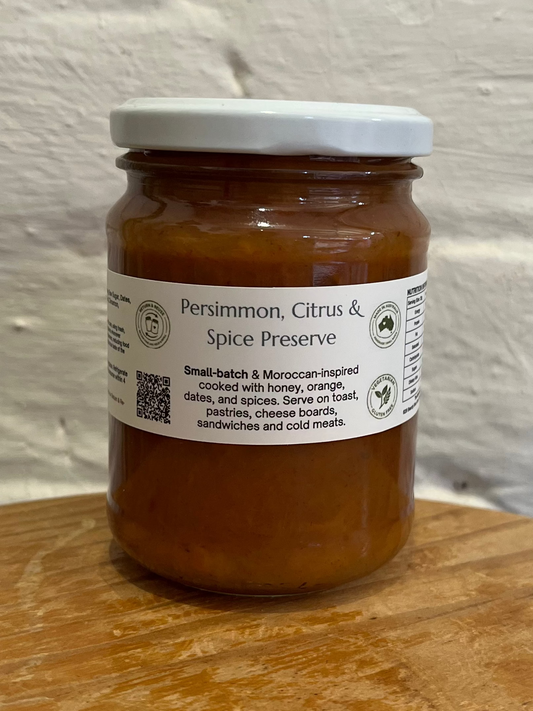 Persimmon, Citrus & Spice Preserve by The Seasonal Companion