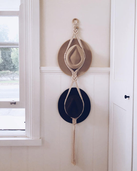 Hat Holders - Double Hat Holder by Highland Weave