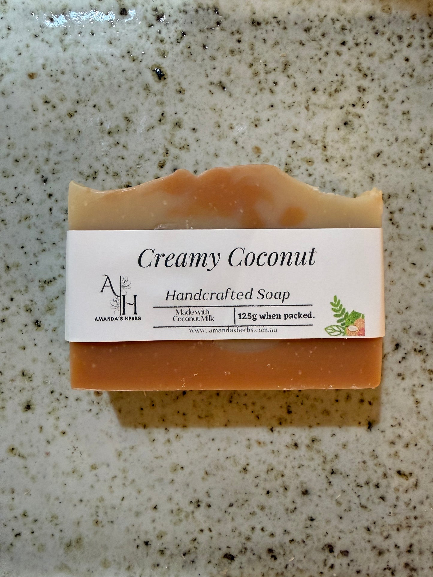Creamy Coconut Soap by Amanda's Herbs