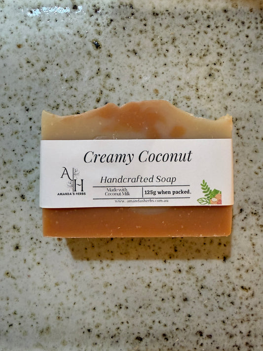Creamy Coconut Soap by Amanda's Herbs