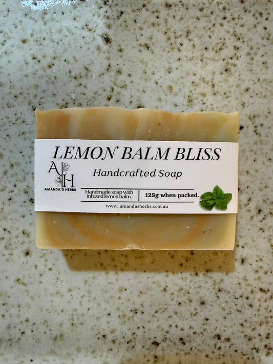 Lemon Balm Bliss Soap by Amanda's Herbs