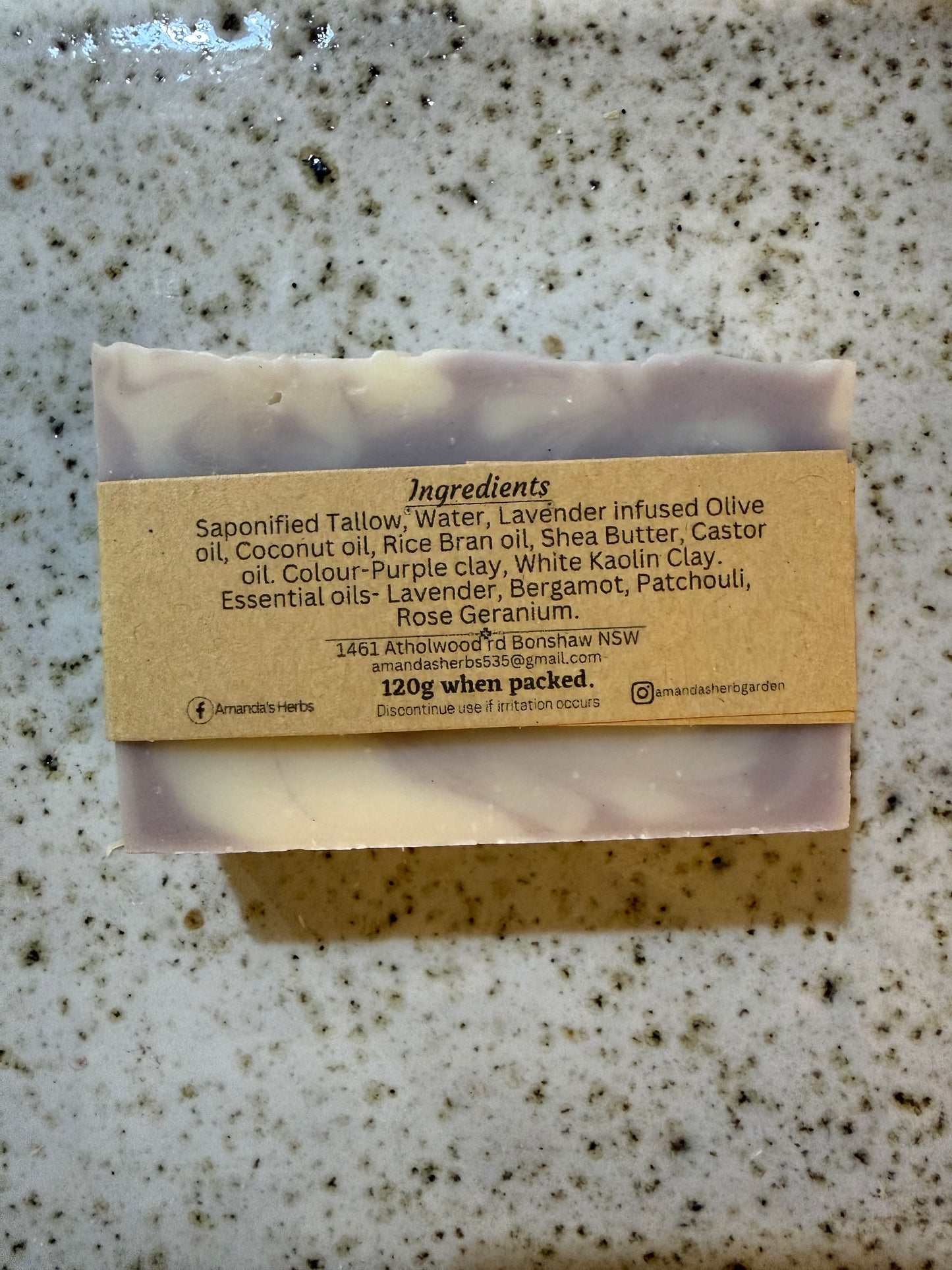 Lavender Lullaby Soap by Amanda's Herbs