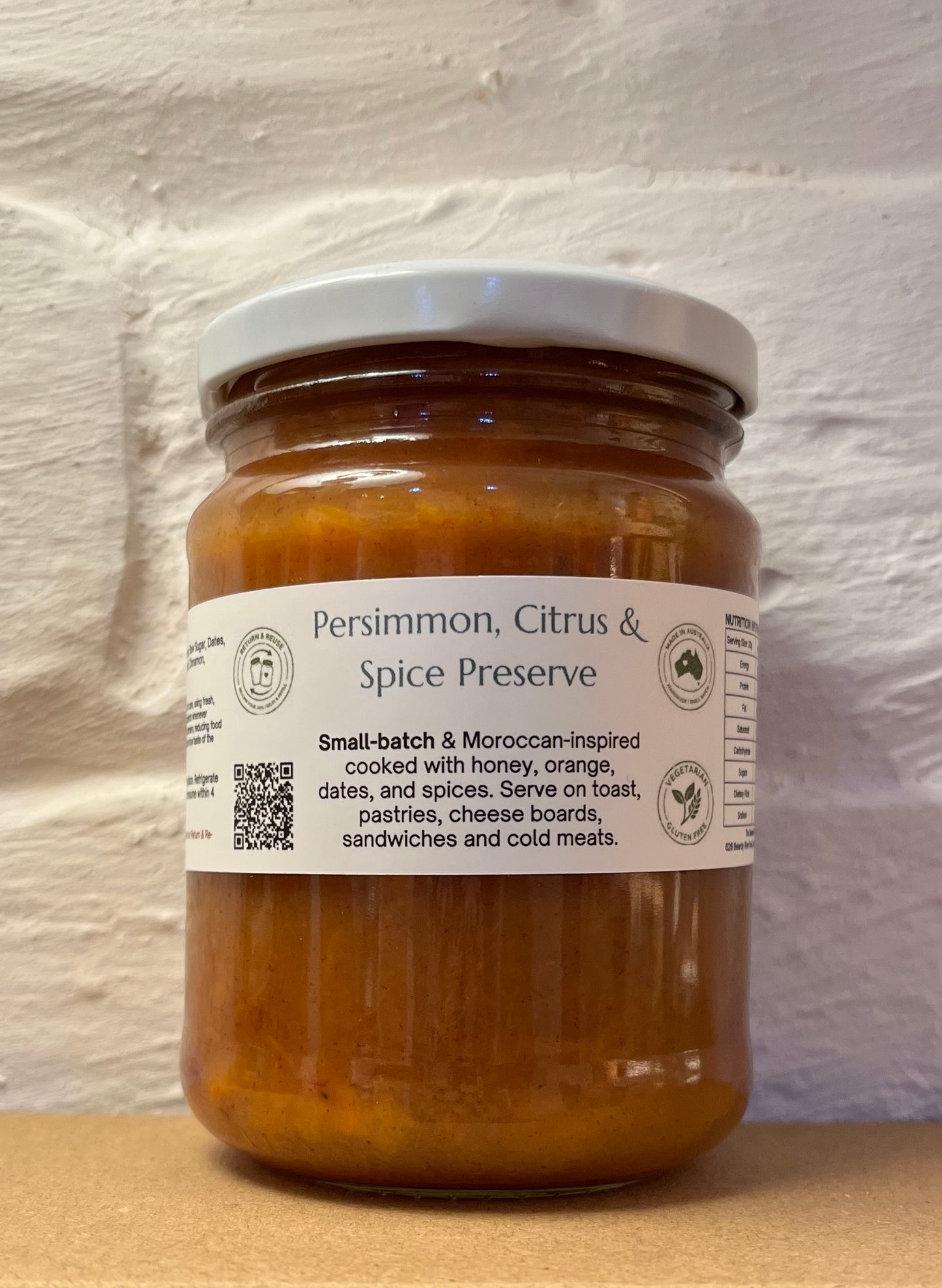 Persimmon, Citrus & Spice Preserve by The Seasonal Companion