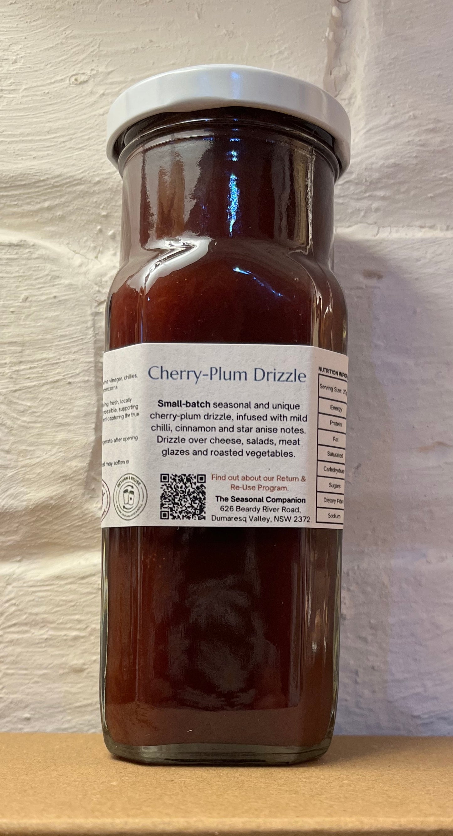 Cherry-Plum Drizzle 250ml by The Seasonal Companion