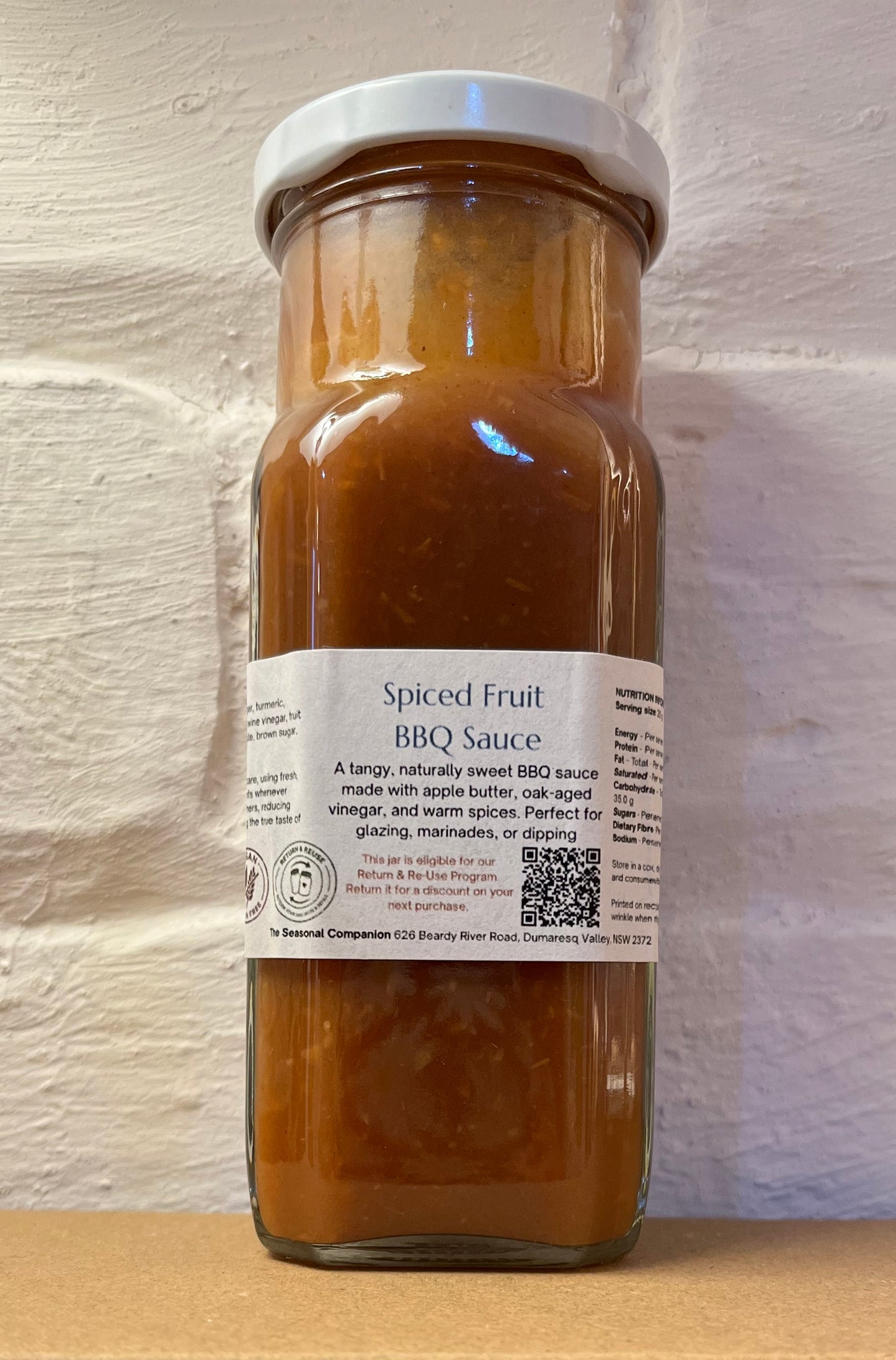 Spiced Fruit BBQ Sauce 250ml by The Seasonal Companion