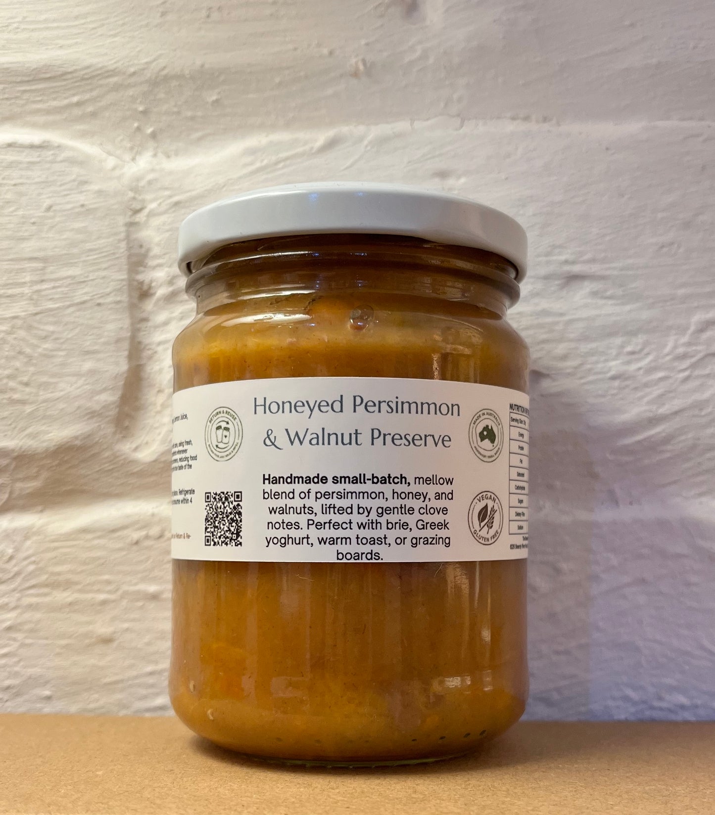 Honeyed Persimmon & Walnut Preserve by The Seasonal Companion