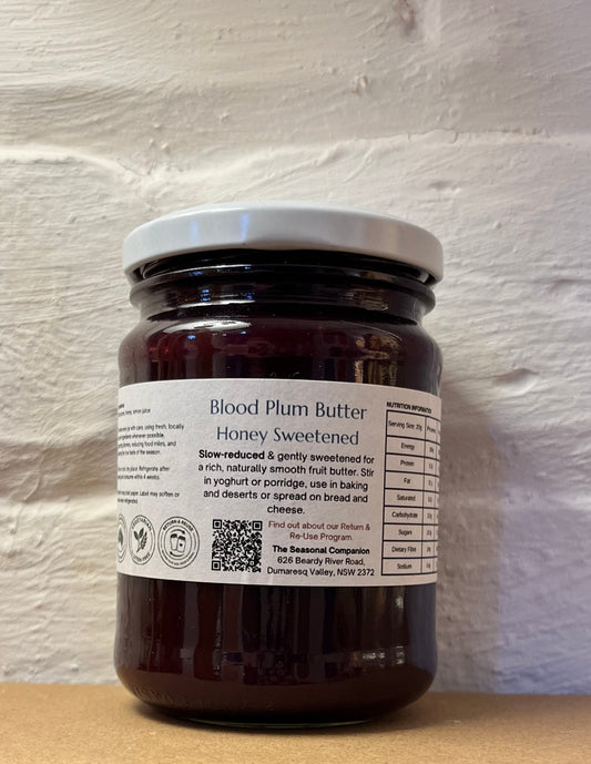Blood Plum Butter 250ml by The Seasonal Companion