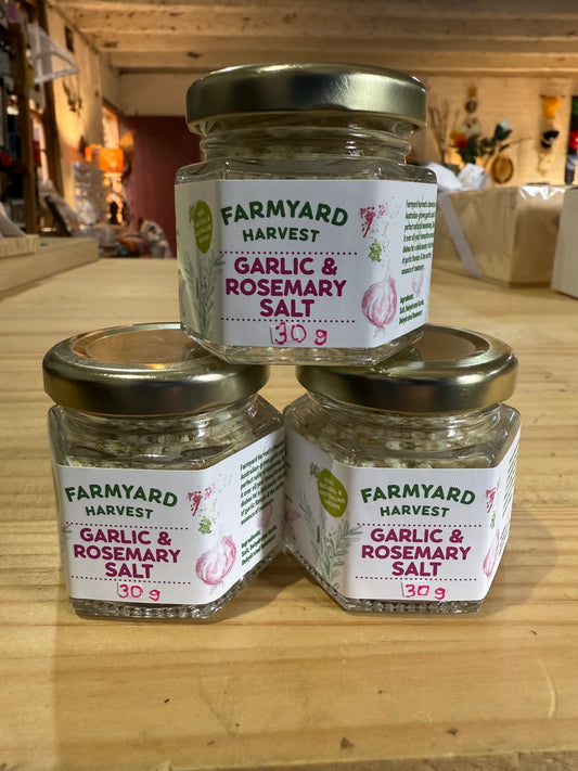 Garlic & Rosemary Salt 30g