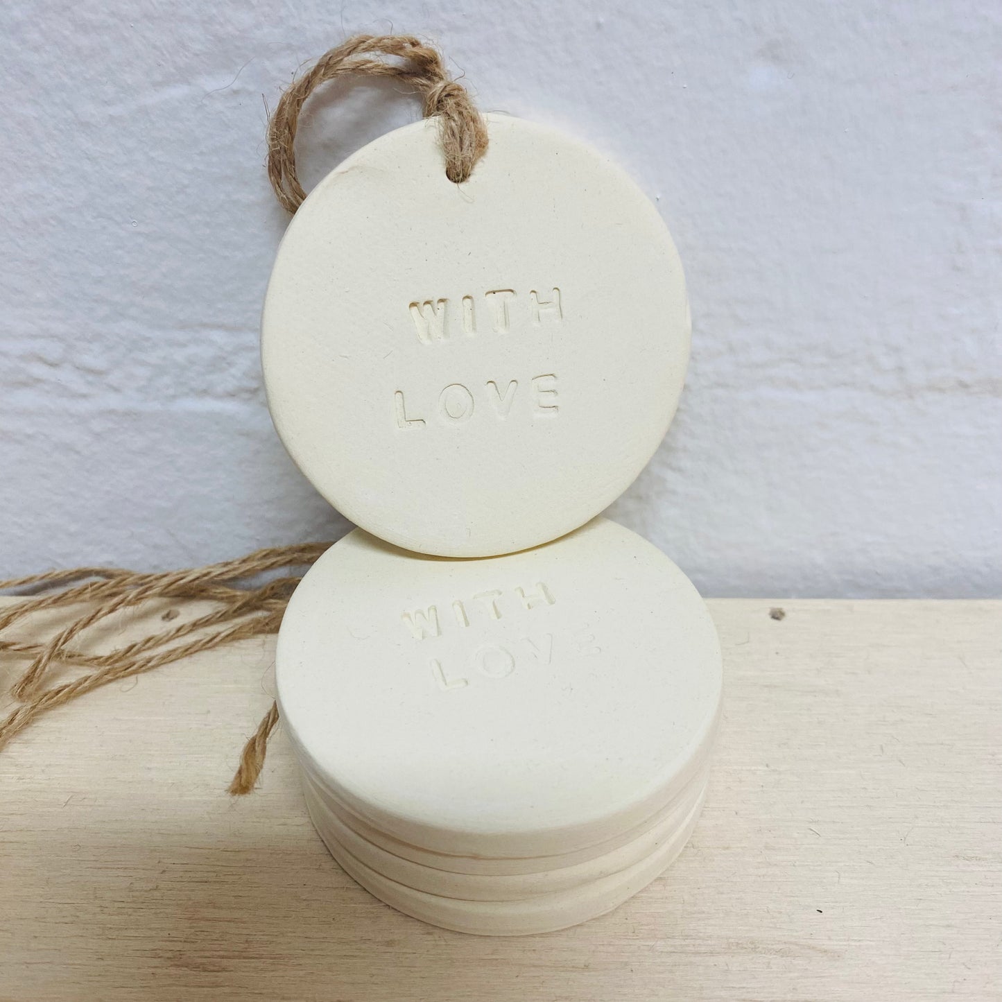 Latenight Clay Tag With Love